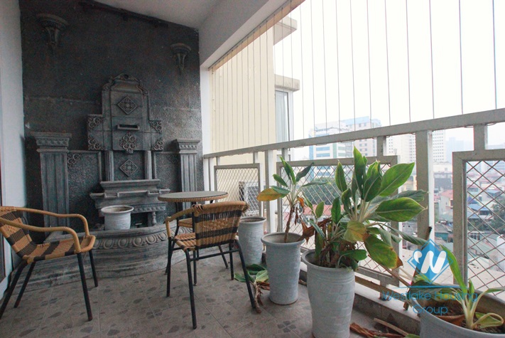Beautiful 03 bedrooms apartment for rent near Kim Ma Street, Ba Dinh, Hanoi